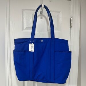 lululemon athletica Royal Blue Multi-Pocket Tote Bag 20L